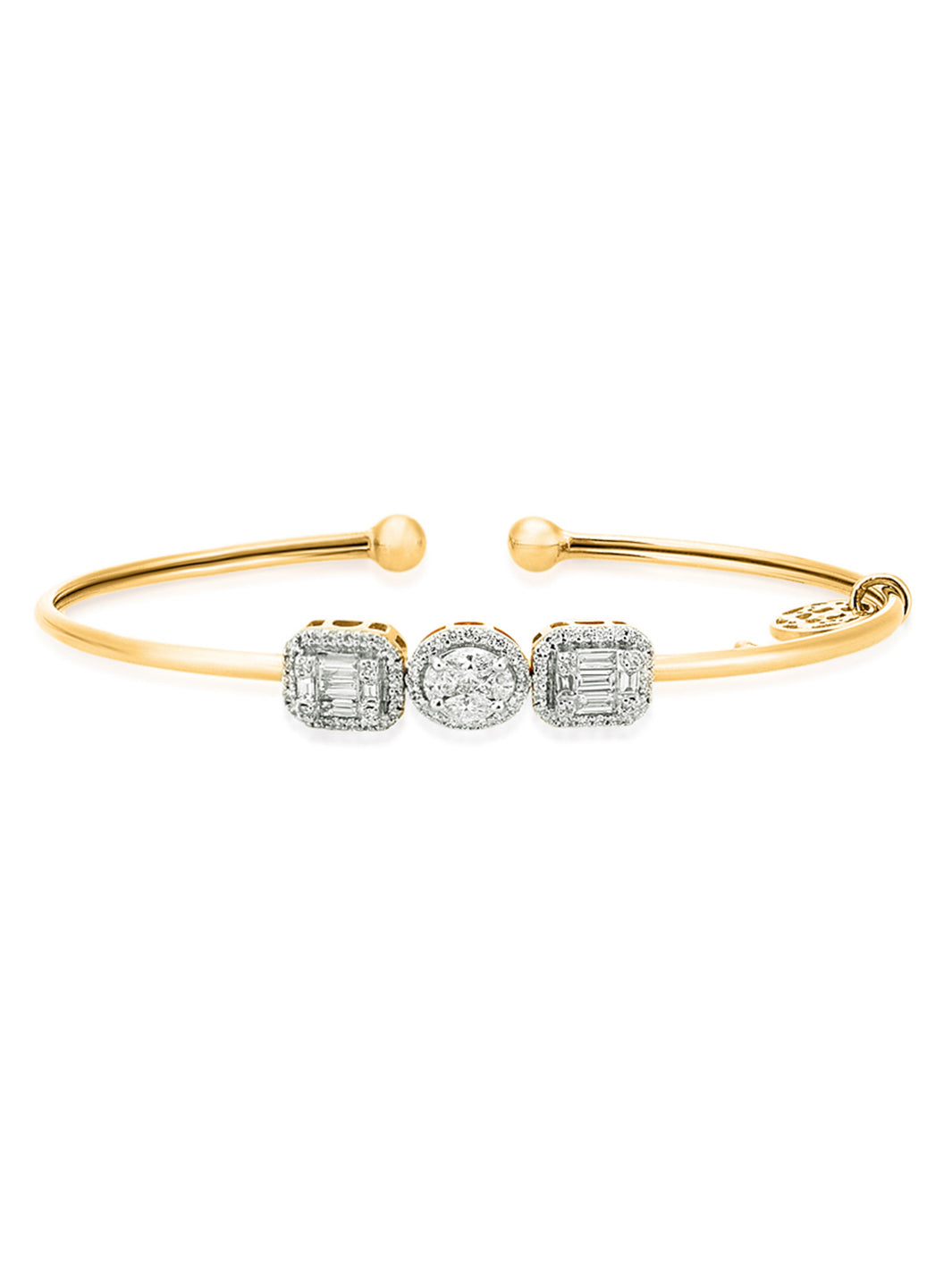 Mini Slide™ - Emerald Cut & Oval Cuff
