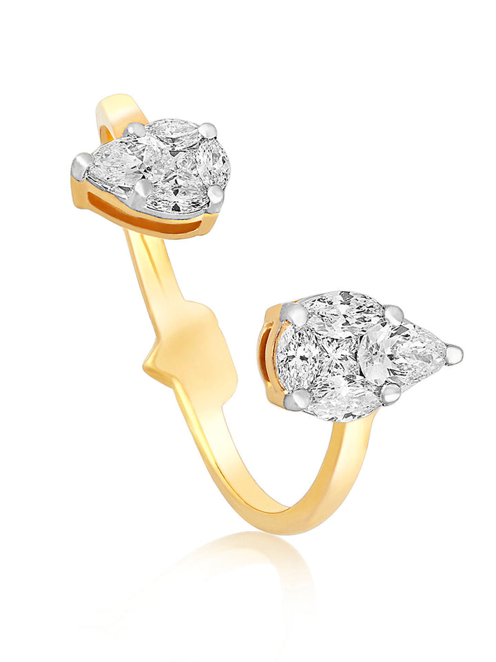 Duo Drop Ring