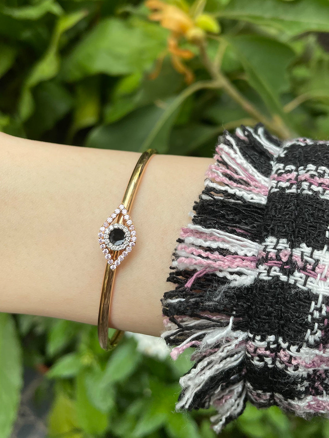 Paris Evil Eye Slide Bangle