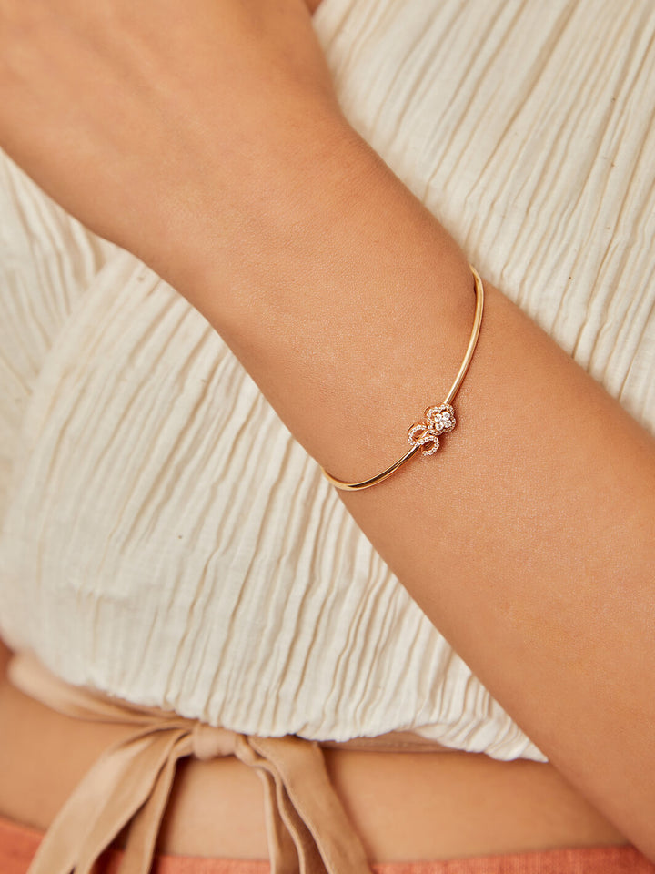 Mini Slide™ - Personalised Clover Cuff