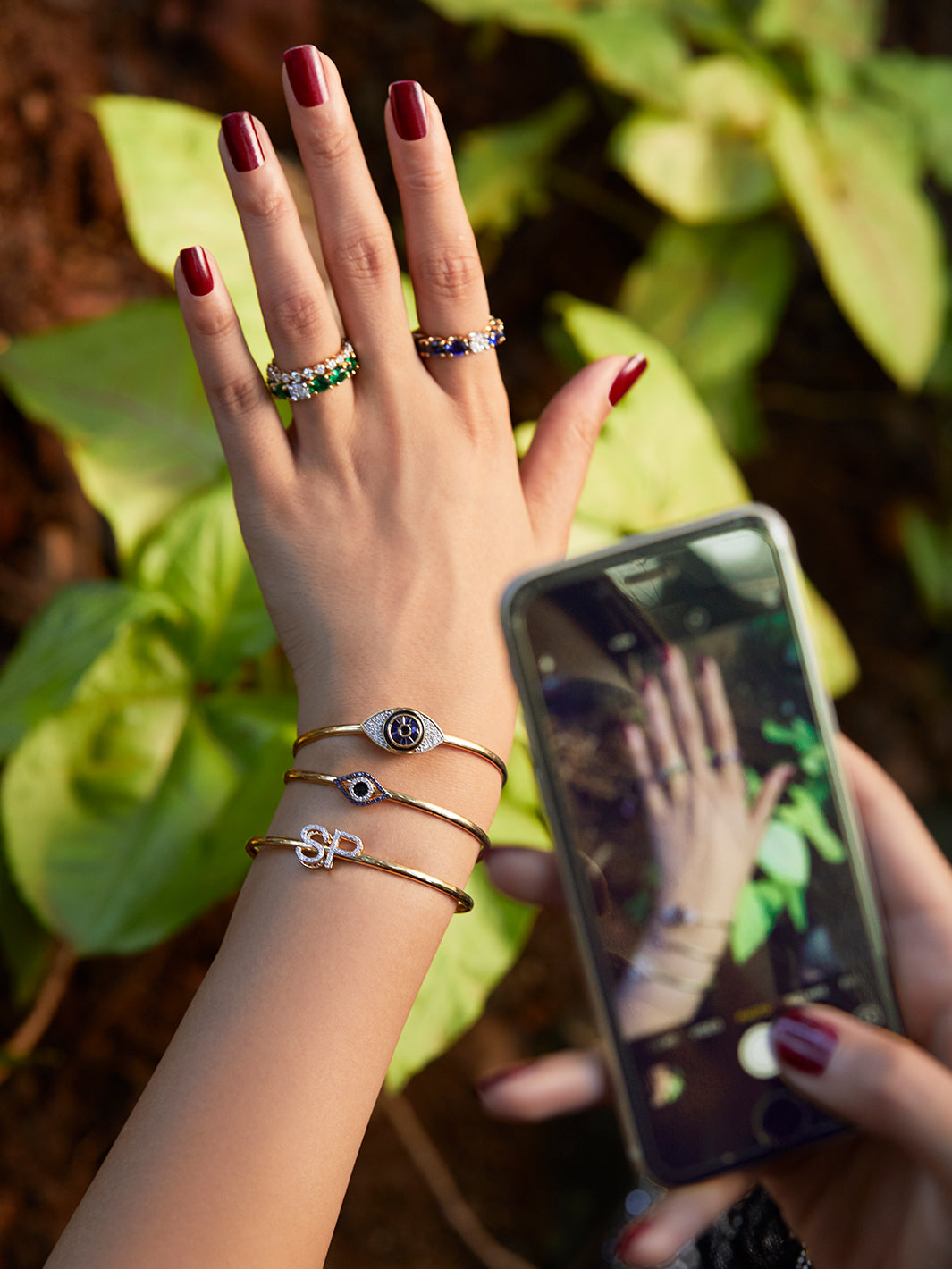 Initial Slide Bangle