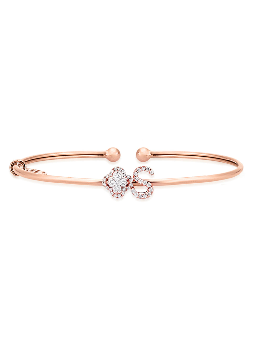 Mini Slide™ - Personalised Clover Cuff
