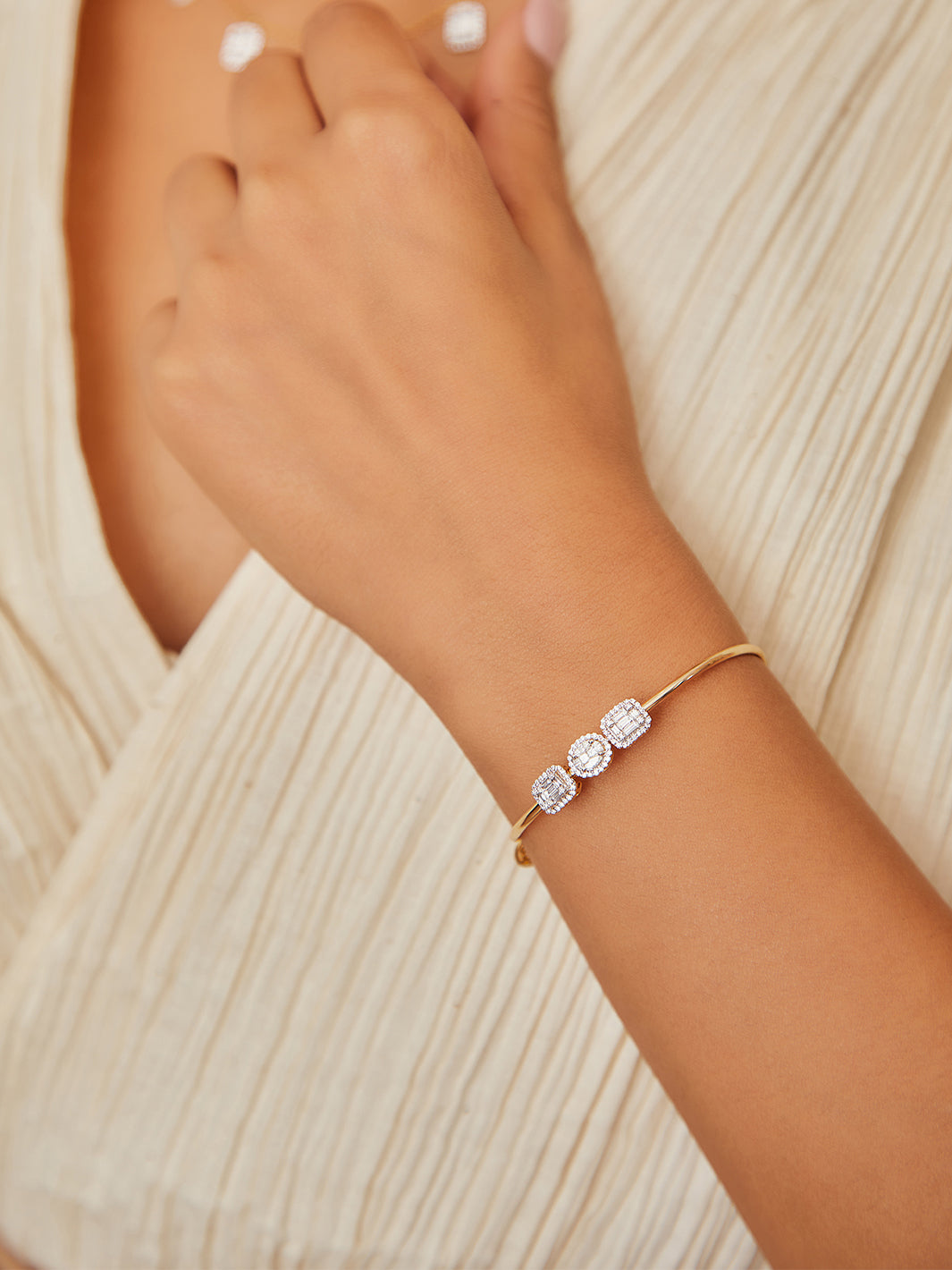 Mini Slide™ - Emerald Cut & Oval Cuff