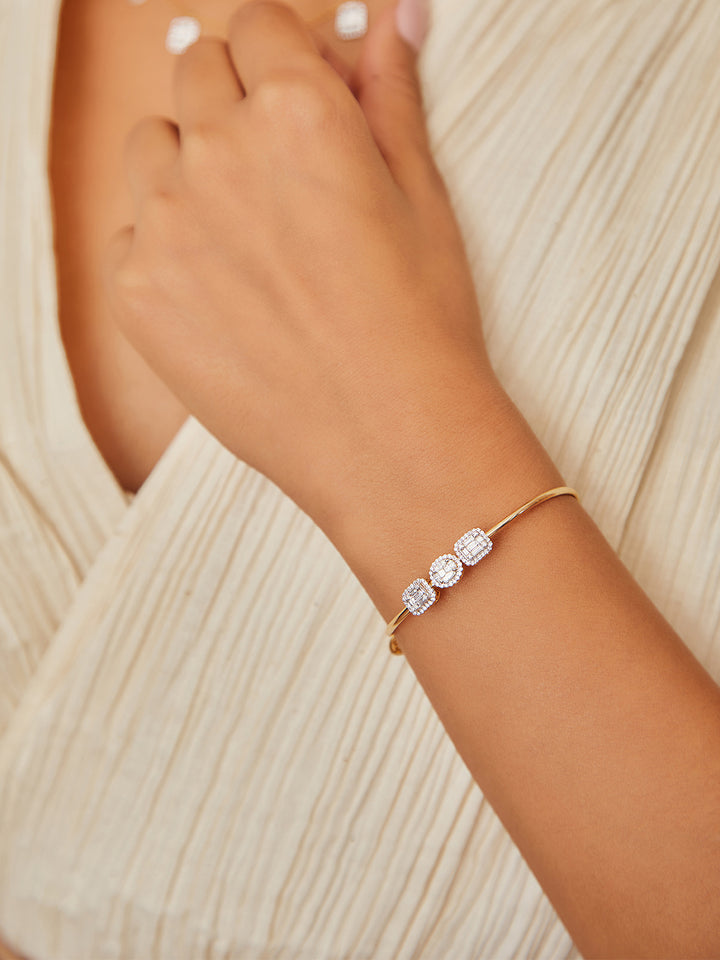 Mini Slide™ - Emerald Cut & Oval Cuff