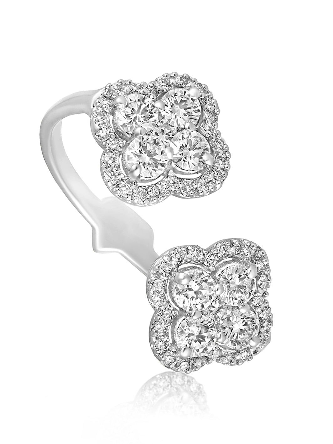 Duo Clover Ring