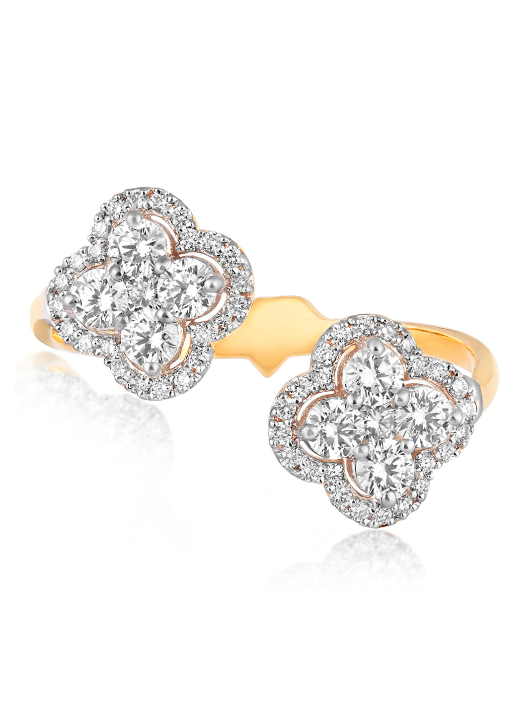 Duo Clover Ring