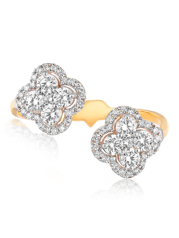 Duo Clover Ring