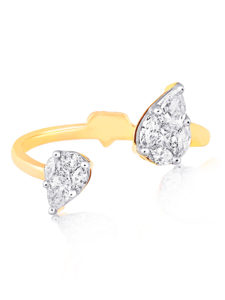 Duo Drop Ring